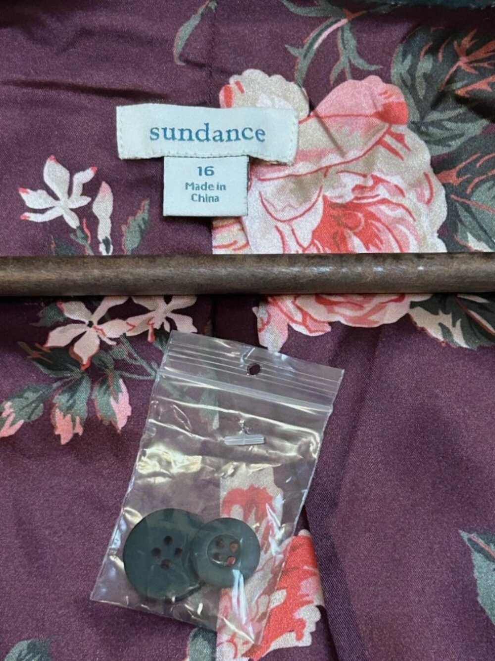 NEW Sundance Catalog Velvet Blazer Womens 16 Floral Lined Green Jacket Boho - Picture 7 of 8